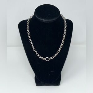 Vintage .925 Sterling Silver Heavy Rolo/Belcher Chain